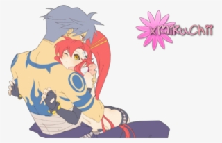 Kamina And Yoko Thunder Thighs, Gurren Lagann, Yoko, - Cartoon #8895511