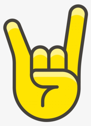 Sign Of The Horns Emoji - Sign #8895914