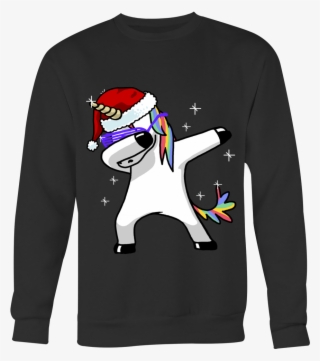 Dab Santa Sweatshirt - Unicorn #8897441