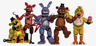 Five Nights Png - Five Nights At Freddy's Characters Png #8898289