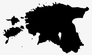 Png File Svg - Estonia Map Vector #8898442