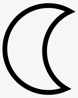 Png File Svg - Half Moon Vector #8898871