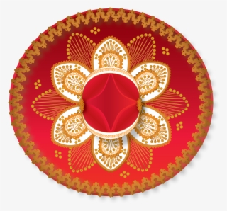 Flower Orange Flower Yellow Hat Pink - Circle #8899374