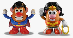 Potato-head Superman And Wonder Woman - Mr Potato Head Dc #890684
