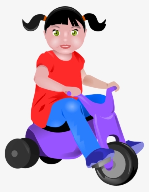 How To Set Use Toddler On Tricycle Clipart #890954