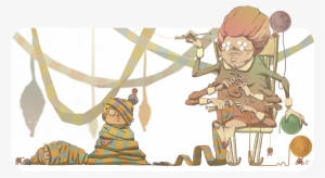 Nanna's Knitting - Cartoon #891193