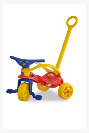 Mickey Tricycle With Pusher And Protection - Tricycle #891883