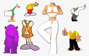 Character Creator Addon For The Logo Creator Headlessbodies - Cartoon #891954