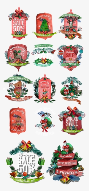 Christmas Watercolor Package On Behance #892246