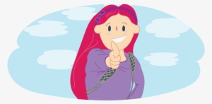 Girl Giving A Thumbs Up - Kids Helpline #892636