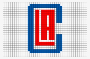 Nba Pixel Art - Clippers Logo Pixel Art #893383