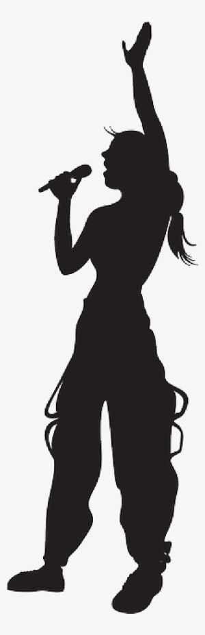 Mb Image/png - Silhouette Of Girl Singing #893475