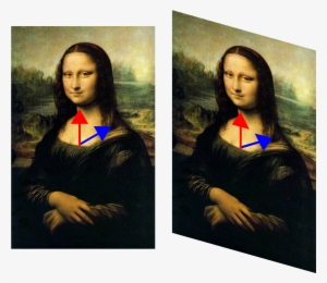 Mona Lisa With Eigenvector - Leonardo Da Vinci Mona Lisa Art Print Poster #893570