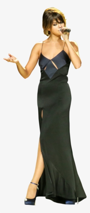 Selena Gomez Singing On Stage Png Image - Photo Shoot #893699