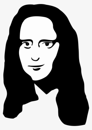 Mona Lisa Portrait Silhouette Caricature - 蒙 娜 丽 莎 #893846