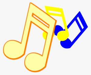 Colorful Music Notes On A Staff Png - Music Notes Clip Art #894120