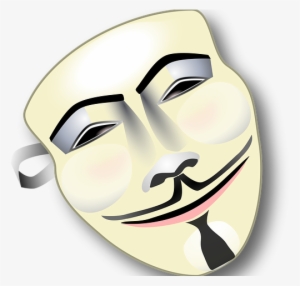 Hacker Clipart Guy Fawkes Mask #894322