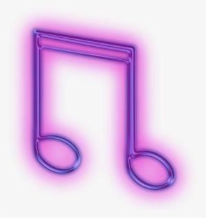 56e2fda3ddcb2156dd29fe01 - Neon Music Note Png #894323