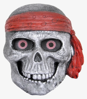 Pirate White Fiberglass War Mask #894399