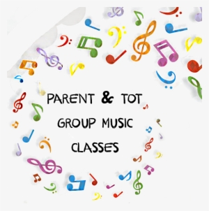 Colorful Musical Notes Swirl #894470