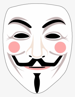 Imprime Tu Propia Máscara De Anonymous - Mascara De Anonymous Png #894505