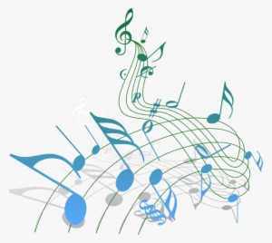 Free Colourful Musical Notes Png - Blue And Green Music Notes #894627