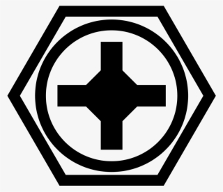 File - Screw Head - Hex Philips - Svg - Vector Graphics #895478