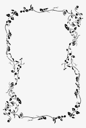 How To Set Use Floral Page Border Clipart #895619