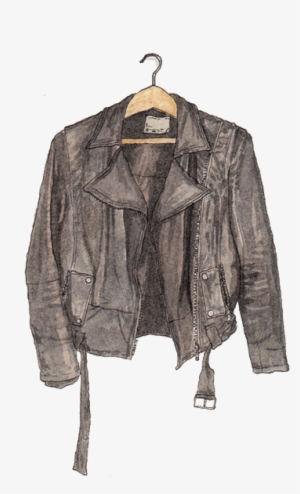 Drawing Jackets Part Leather - Leather Jacket Drawing - Free ...
