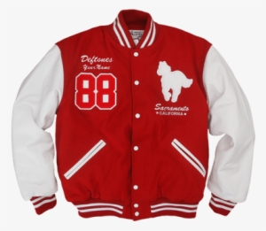 Jacket College Varsity Sacramento - Varsity Jacket With Number #896611