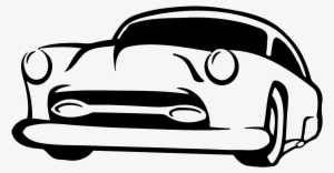 Png Black And White Stock Old Car Clipart Black And - Car Graphic Design #896639