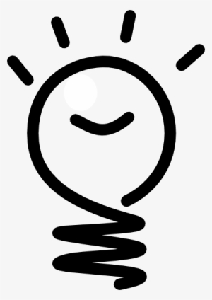 Light Bulb - Idea Black And White #896692