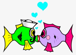 Kissing Fish Clip Art #896732