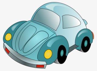 Beetle, Passenger Car, Vw, Old, Vintage, Turquoise, - Cartoon Car Clip Art #896735
