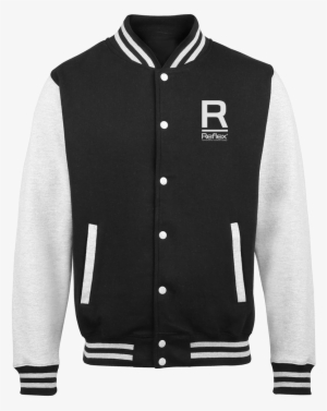 Branded Varsity Jacket With Contrast Sleeves - Team 10 Jacket Jake Paul #896808