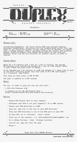 Bloodborne - Ps4-duplex - - Ps4 Duplex #897129