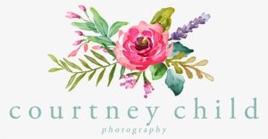 Courtney Child Photography Logo - Flores Acuarela Png #897940