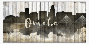 Omaha Skyline Wood Canvas Nebraska Art - Omaha #898527