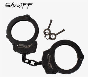 Sheriff Edition Steel Professional Grade Handcuffs, - Old School Handcuffs Transparent #899382