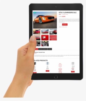 Hand With Tab - Hand With Tab Png #899563