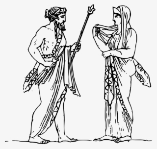 Image Black And White Stock Zeus Greek God At Getdrawings - Zeus And Hera Drawing #8900291