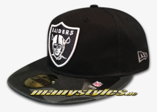 New Era Oakland Raiders Nfl 59fifty Cap Washed Camo - Gorra Raiders #8900539