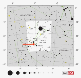 Sigma Canis Majoris In The Constellation Canis Major - Sky & Telescope #8900552