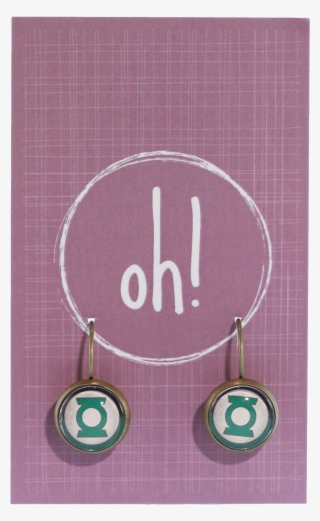 Green Lantern Earrings - Earrings #8900917