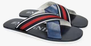 Sandals Sam 5 Marine Strap Red Blue - Flip-flops #8901184