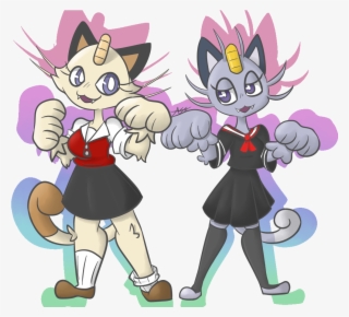 Meowth Girls - Cartoon #8902000 Meowth Girls - Cartoon #8902000