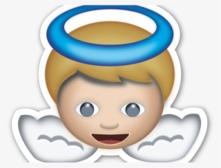 Emoji Clipart Angel - Emoticon Angel Whatsapp #8902102