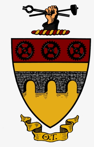 Menu - Theta Tau Crest #8903754