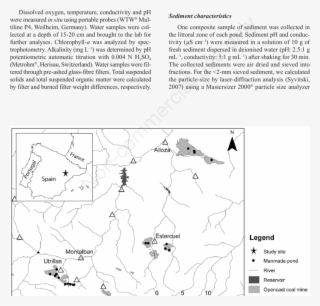 Study Site And Pond Locations - Document #8905494