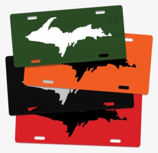 License Plate - "u - P - Silhouette" - Made In Michigan #8906442